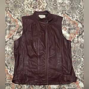 Women’s Lucky Brand Leather Vest